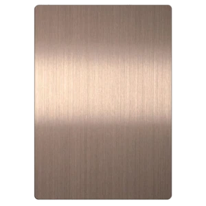 Black Stainless Steel Hairline Finish