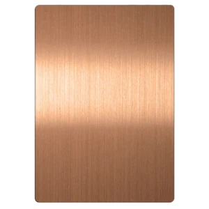 Black Stainless Steel Hairline Finish