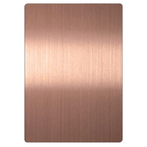 Black Stainless Steel Hairline Finish