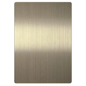 Black Stainless Steel Hairline Finish