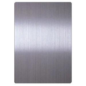 Black Stainless Steel Hairline Finish