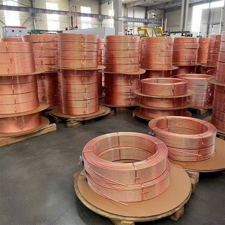 ASTM B280 เครื่องปรับอากาศและเครื่องทำความเย็นท่อทองแดง / ท่อ